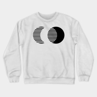 geometric opart circles design Crewneck Sweatshirt